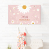 ダイジー ピンク 誕生日 どんな年齢でも 横断幕 (インサイチュ)