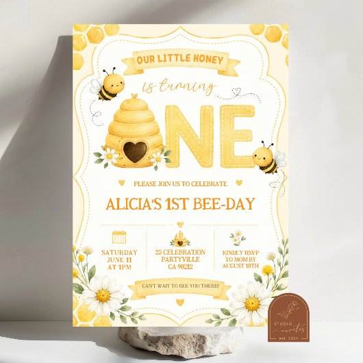 ダイゼリーハニーのはじめてのBee-day インビテーション