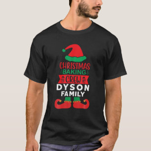 ダイソンファミリークリスマスベーキングクルーマッチング小妖精や小人 Tシャツ