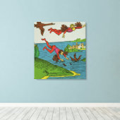 ダイダロスとイカロス， 15世紀 キャンバスプリント (インサイチュ (ウッドフロア))