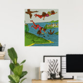 ダイダロスとイカロス， 15世紀 ポスター (ホームオフィス)