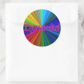 ダイナマイトのシール ラウンドシール (バッグ)