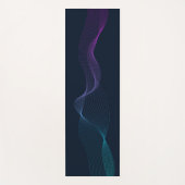 ダイナミクスライン青い波ヨガマット ヨガマット (正面)