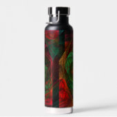 ダイナミックつながり抽象芸術アート ウォーターボトル (右面)