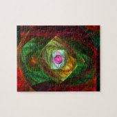 ダイナミックつながり抽象芸術アート ジグソーパズル (横)