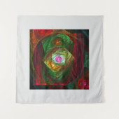 ダイナミックつながり抽象芸術アート タペストリー (正面(横))