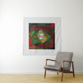 ダイナミックつながり抽象芸術アート タペストリー (インサイチュ)