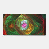 ダイナミックつながり抽象芸術アート デスクマット (正面)