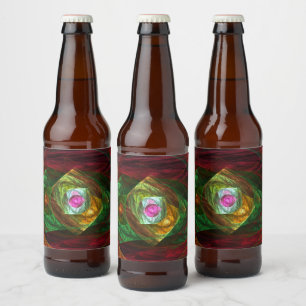 ダイナミックつながり抽象芸術アート ビールラベル
