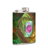 ダイナミックつながり抽象芸術アート フラスク (右)