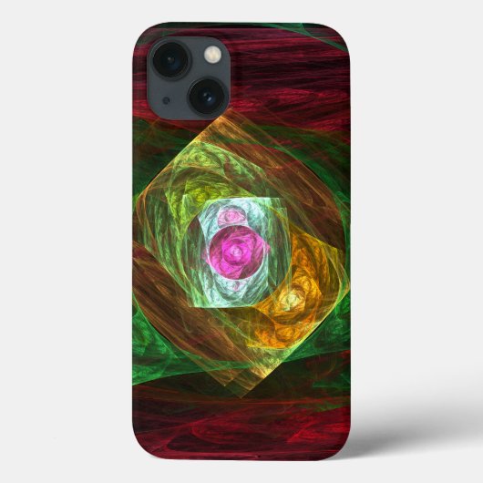 ダイナミックつながり抽象芸術アート Case-Mate iPhoneケース (裏面)