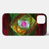 ダイナミックつながり抽象芸術アート Case-Mate iPhoneケース (裏面 (横))