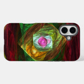 ダイナミックつながり抽象芸術アート Case-Mate iPhoneケース (裏面 (横))