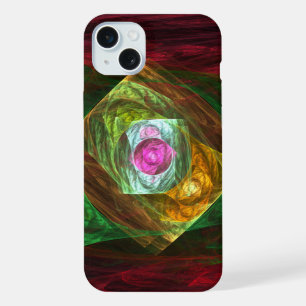 ダイナミックつながり抽象芸術アート iPhone 15 PLUSケース