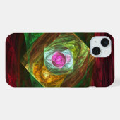 ダイナミックつながり抽象芸術アート iPhoneケース (裏面横)