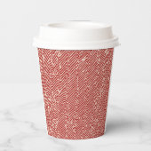 ダイナミックなジグザグ紙カップ – すべてのsipでエネルギー 紙コップ (裏面)