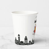 ダイナミックなスーパーヒーローの誕生日 紙コップ (右)