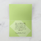 🎾ダイナミックなテニスの願い：打ちのめす誕生日 カード (内部)