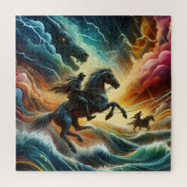 ダイナミックなデュオ：ストーミーの馬の冒険 ジグソーパズル