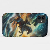 ダイナミックなデュオ：ストーミーの馬の冒険 Case-Mate iPhoneケース (裏面(横))