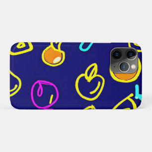 ダイナミックなネオンフルーツパターンデザイン iPhone 11 PROケース