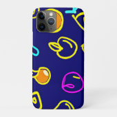 ダイナミックなネオンフルーツパターンデザイン Case-Mate iPhoneケース (裏)