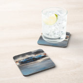 ダイナミックなブルーアーバンレースシーン コースター (右側)