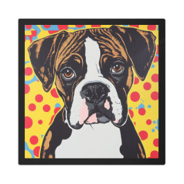 ダイナミックなボクサーアート メタルプリント