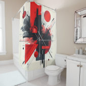 ダイナミックな宇宙アートで抽象芸術を高める シャワーカーテン (インサイチュ)