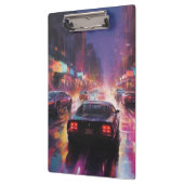 ダイナミックな街並みレース クリップボード (左)