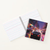 ダイナミックな街並みレース ノートブック (内部)