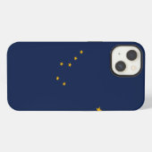 ダイナミックアラスカ州旗図 iPhoneケース (裏面横)