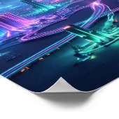 ダイナミックエイリアンシティ(ライトビーム付) ポスター (角)