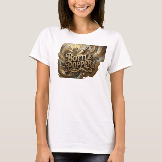 ダイナミックオレンジBOTTLE POPPER Tシャツデザイン Tシャツ (正面)