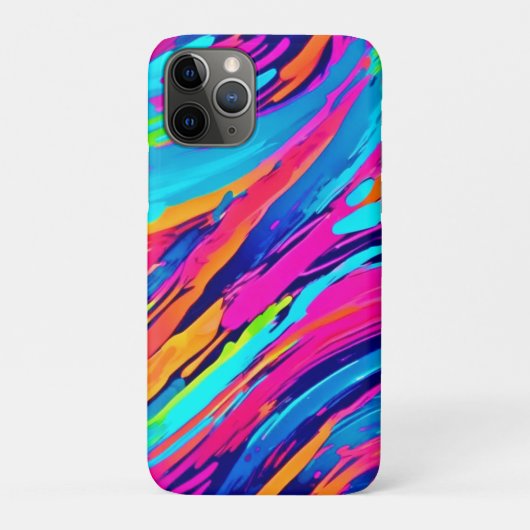ダイナミックカラーストリークアートワーク Case-Mate iPhoneケース (裏)