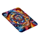 ダイナミックカラー渦 マグネット (右側)