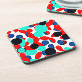 ダイナミックカラー遊スタイルパターン コースター (左側)