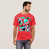 ダイナミックカラー遊スタイルパターン Tシャツ (正面フル)