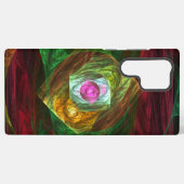 ダイナミックコネクションズ 輝く抽象フラクタルアート SAMSUNG GALAXYケース (裏面横)