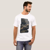 ダイナミックゴールド LIFE IS A GAME シャツデザイン Tシャツ (正面フル)