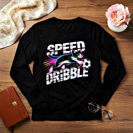 ダイナミックスピーディーキャットサッカー 女性用 トライブレンドTシャツ