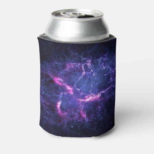 ダイナミックスペース星雲宇宙イメージ 缶クーラー (缶裏面)