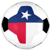 ダイナミックテキサス州州旗のグラフィック サッカーボール (回転)