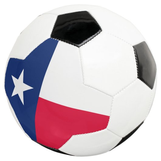 ダイナミックテキサス州州旗のグラフィック サッカーボール (3/4)