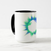 ダイナミックデザイン：爆薬の装飾マグカップ マグカップ (正面左)