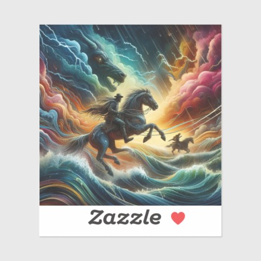 ダイナミックデュオ：嵐の騎馬冒険 シール (シート)