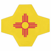 ダイナミックニューメキシコ州旗図 サッカーボール (フラット)