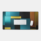 ダイナミックバランス拡大キャンバス印刷 デスクマット (キーボード&マウス)