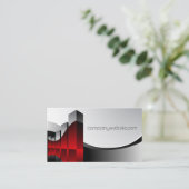 ダイナミックバーグラフの背景 名刺 (スタンド正面)