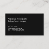 ダイナミックバーグラフの背景 名刺 (裏面)